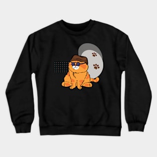 Funny Cat Meme Crewneck Sweatshirt